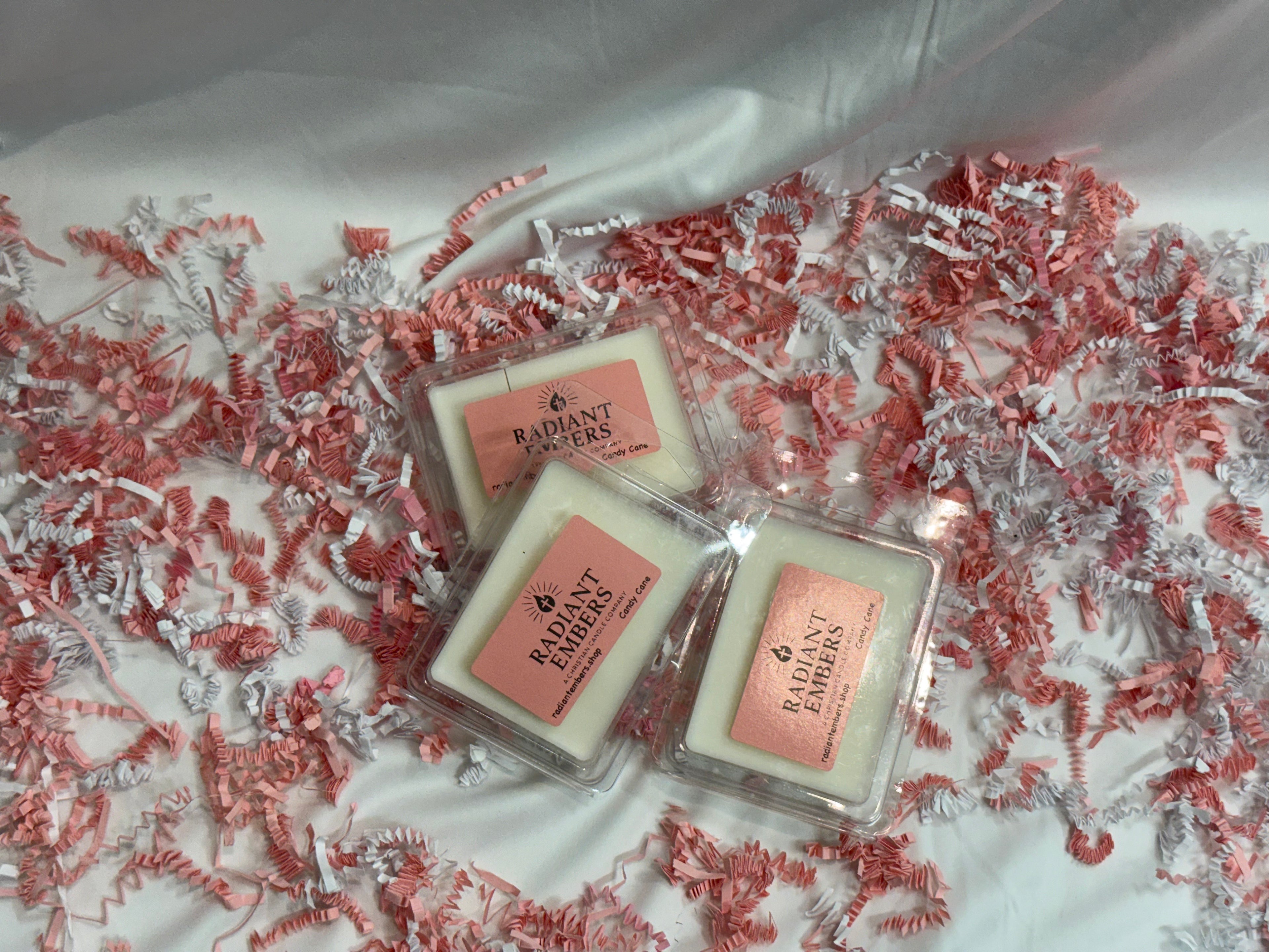 Candy Cane Wax Cubes